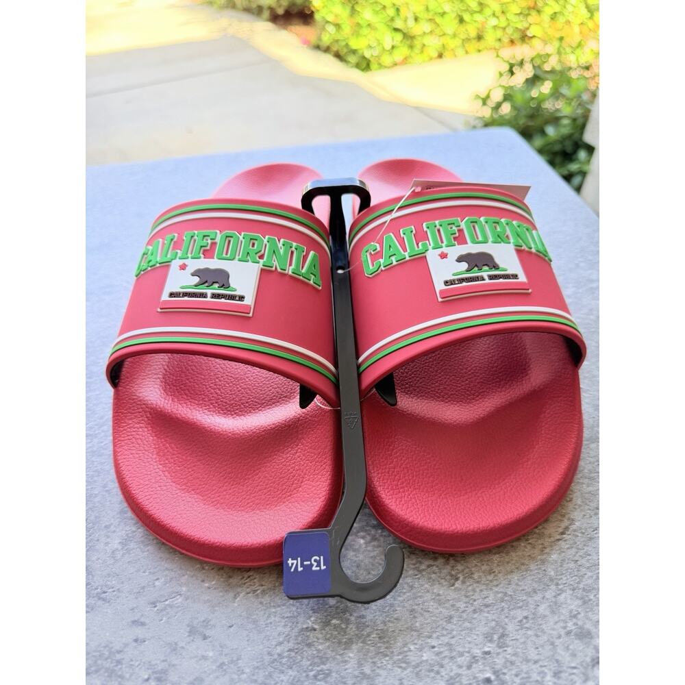 FOCO California Republic Sandal Slides XL 13-14 NWT